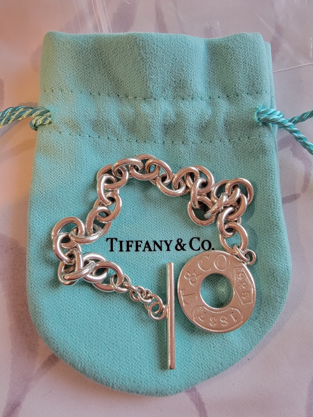 Tiffany & Co. 1837 Collection Toggle Link Bracelet In Sterling.